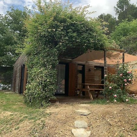 Maison En Bois A Entrechaux Esterno foto